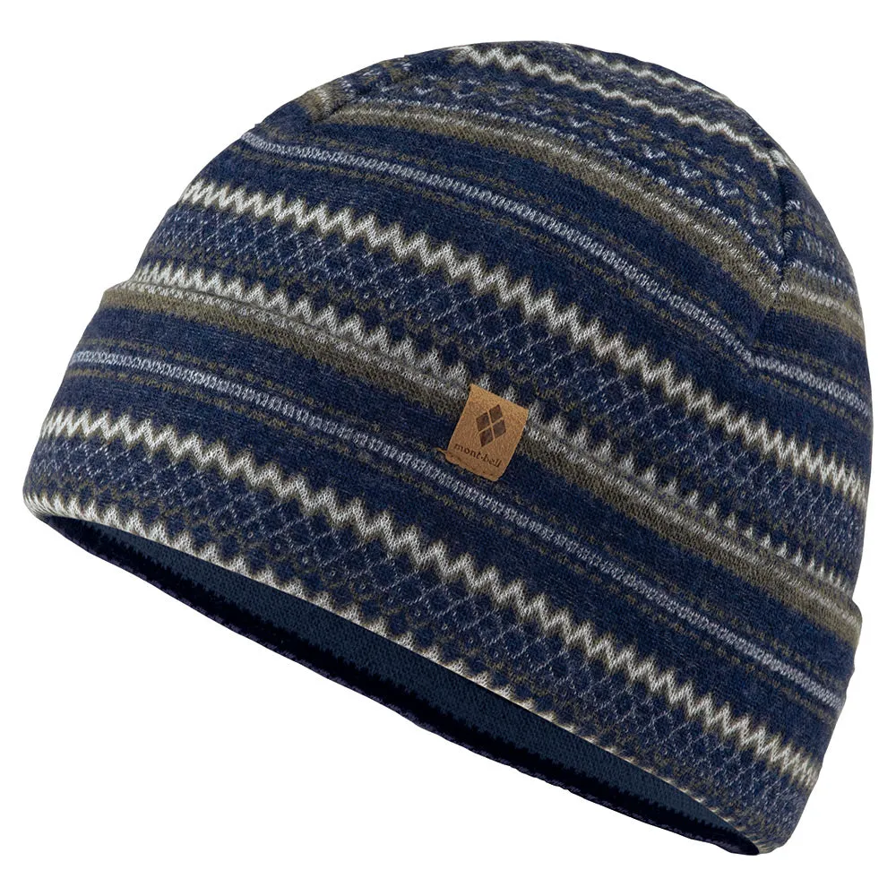 Montbell Merino Wool Jacquard Warmer Cap