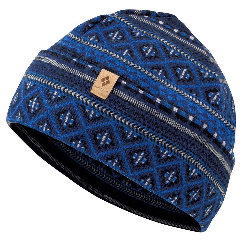 Montbell Merino Wool Jacquard Warmer Cap