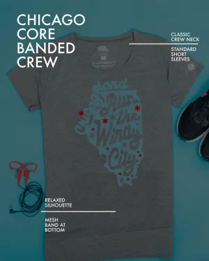 Mystery CHICAGO Womens Core Banded Crew