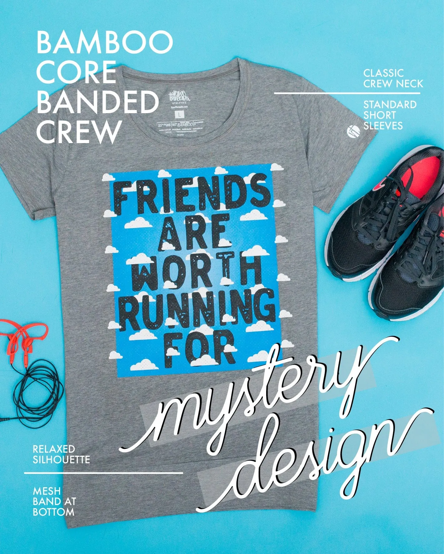 Mystery Miscellaneous Design Core Banded Crew