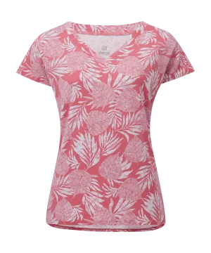 Neha V-Neck T-Shirt - Rosie Bhodi Leaf