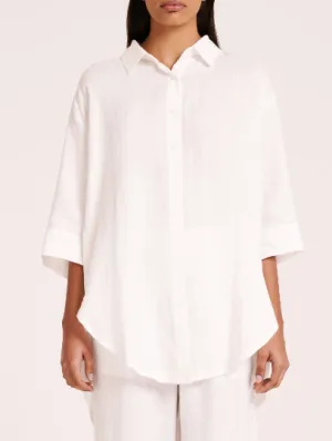 Nude Lucy Lounge Linen Longline Shirt