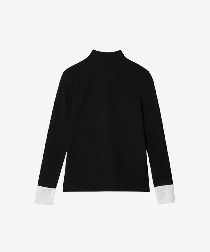 OBER Golf Functional Stretch Color Block T-Shirt - Black