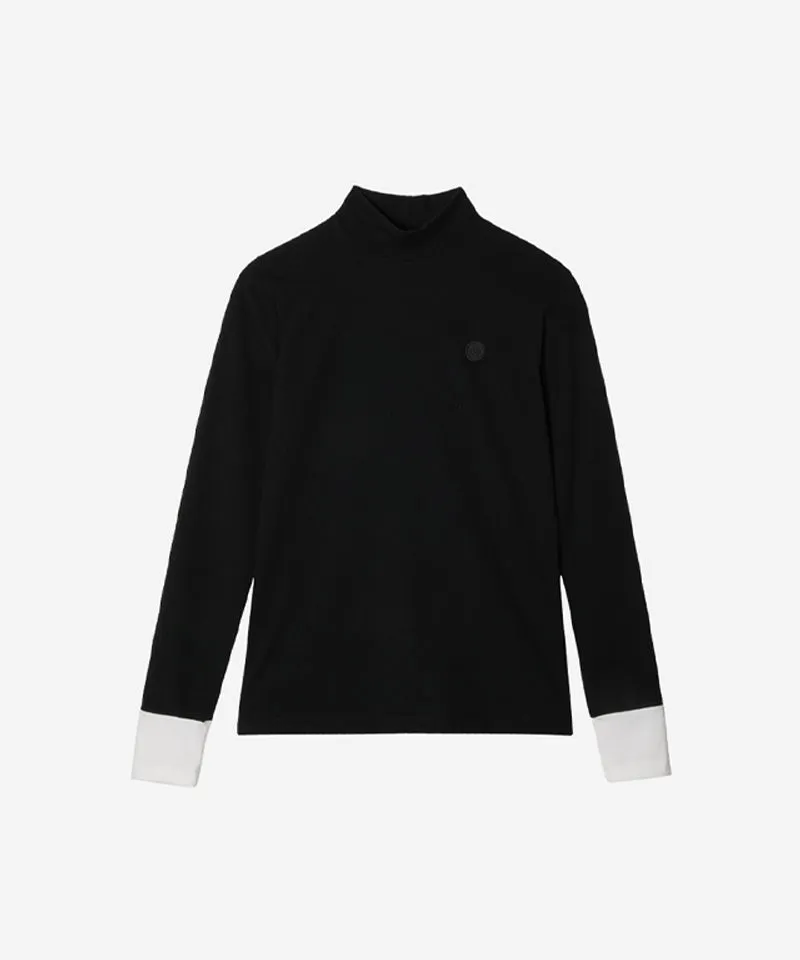OBER Golf Functional Stretch Color Block T-Shirt - Black