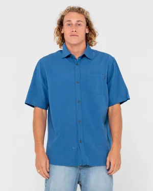 Overtone Short Sleeve Linen Shirt