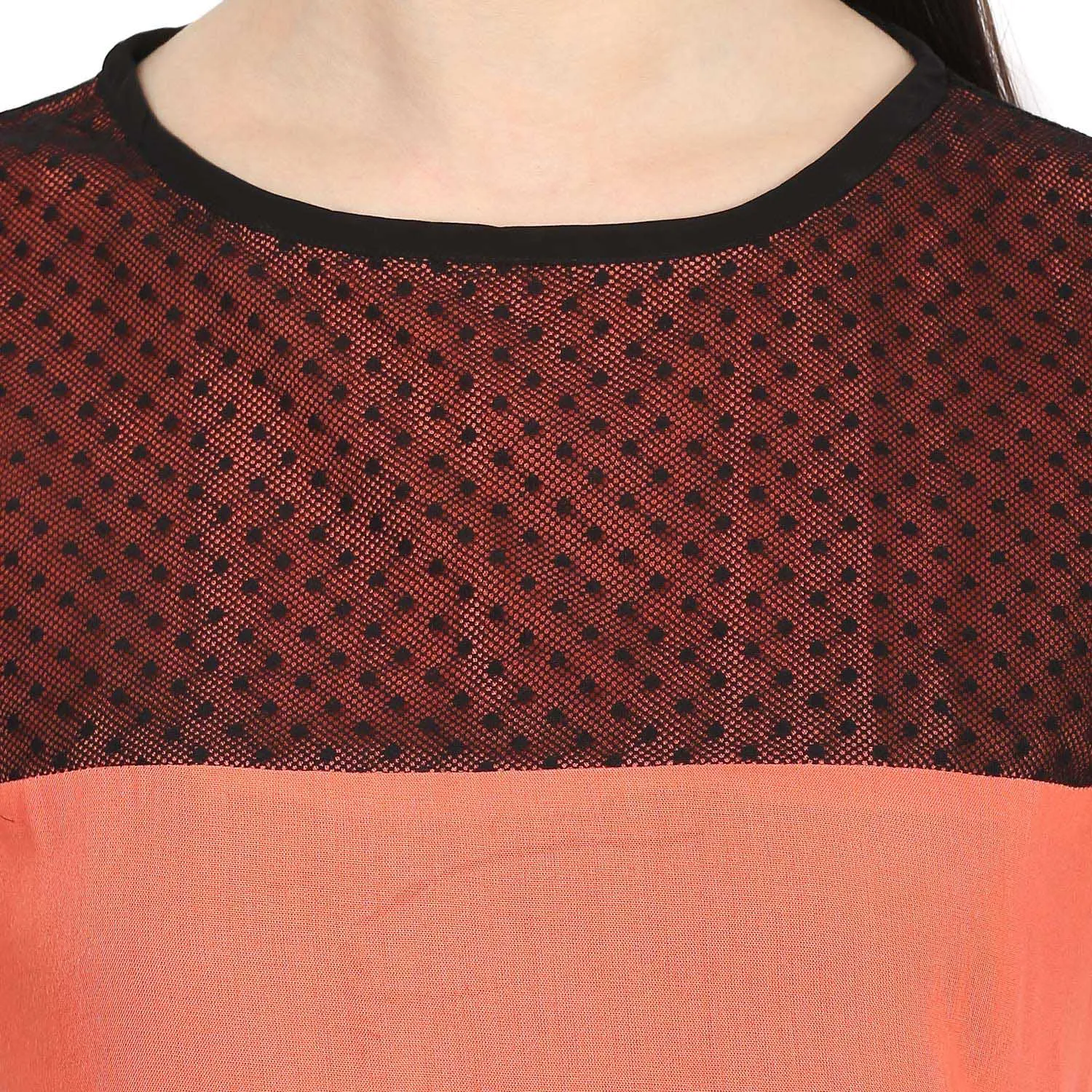 Pannkh Women's  Dot Net Top