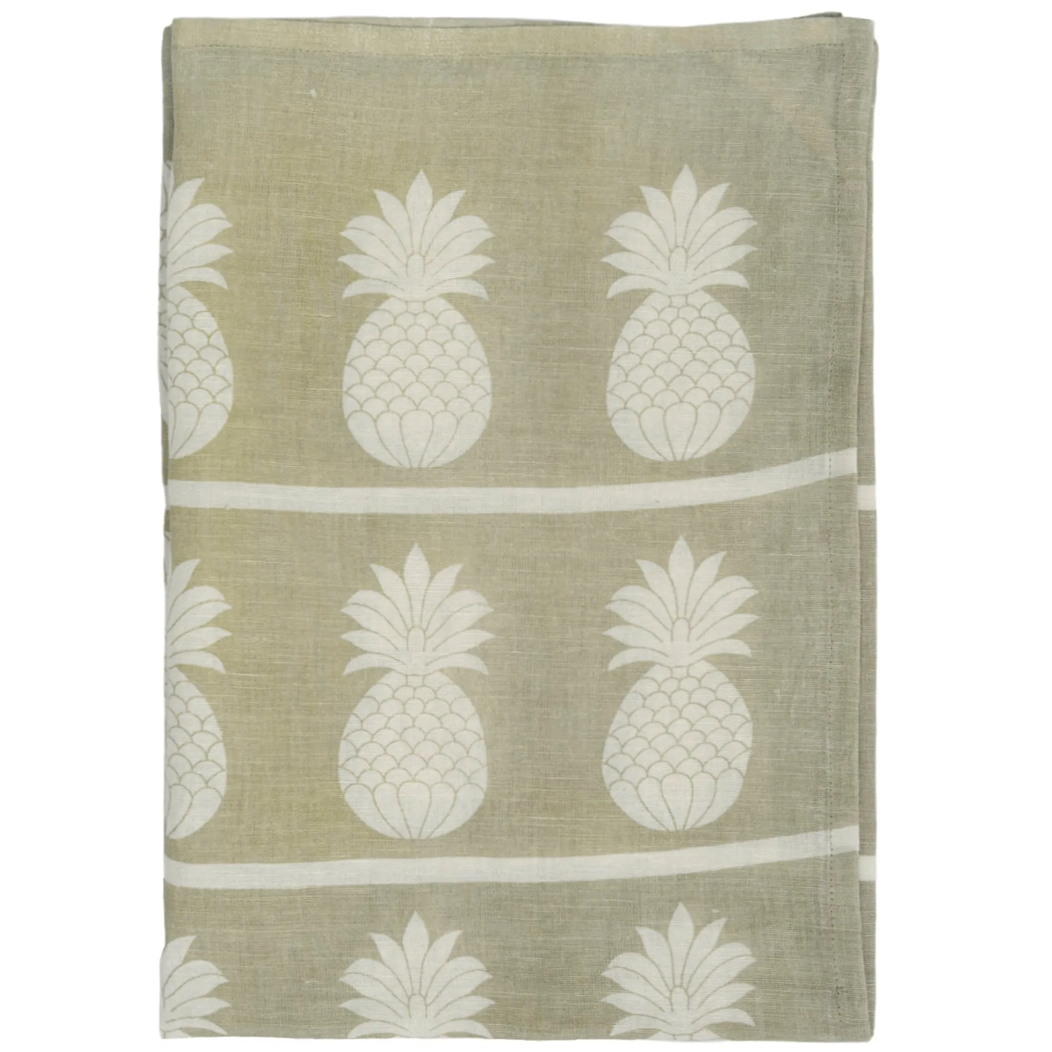 Pineapple Linen Tea Towel