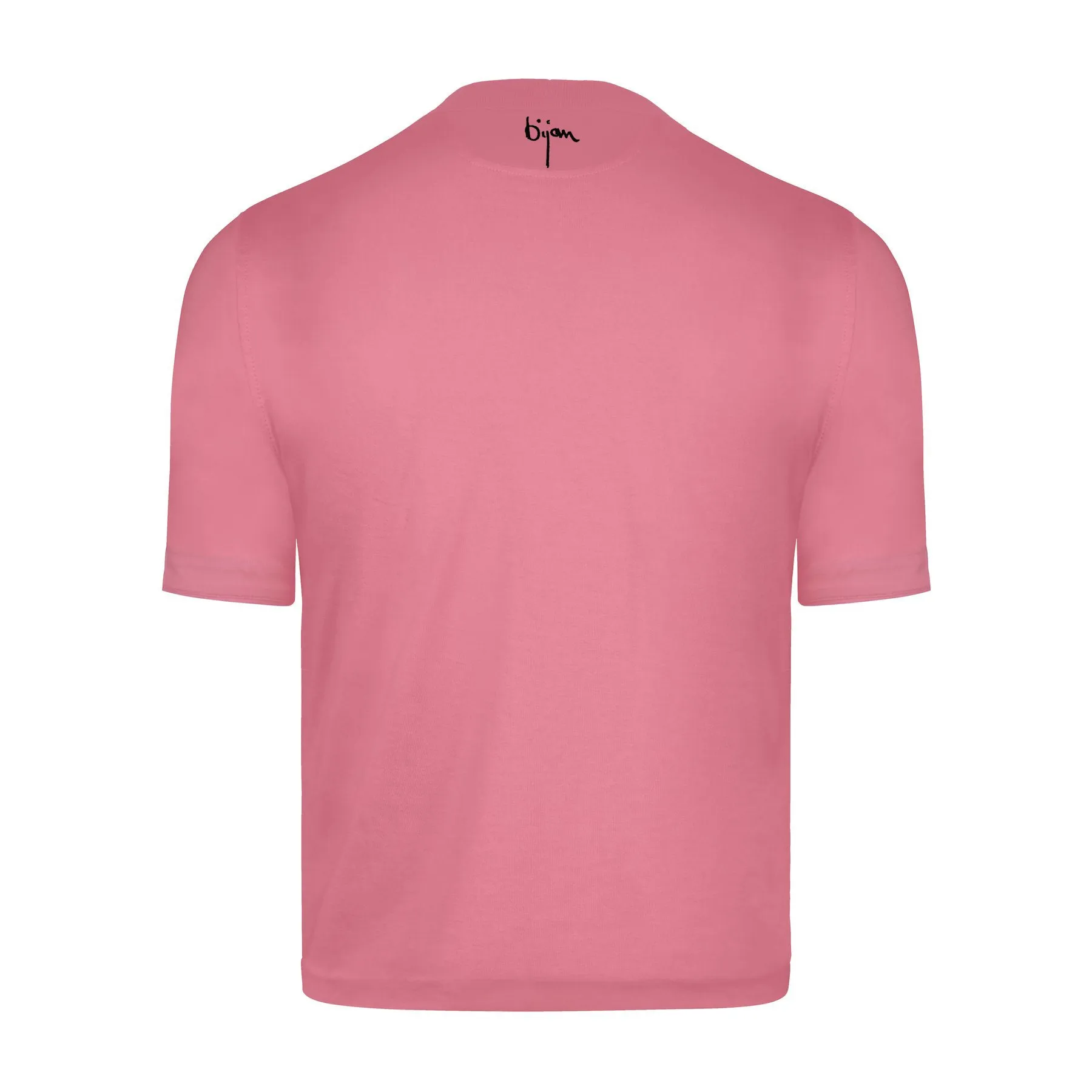 Pink with Black Crest Short Sleeve T-Shirt
