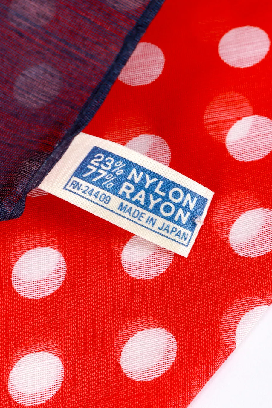 Polka Dot Rhinestone Head Scarf