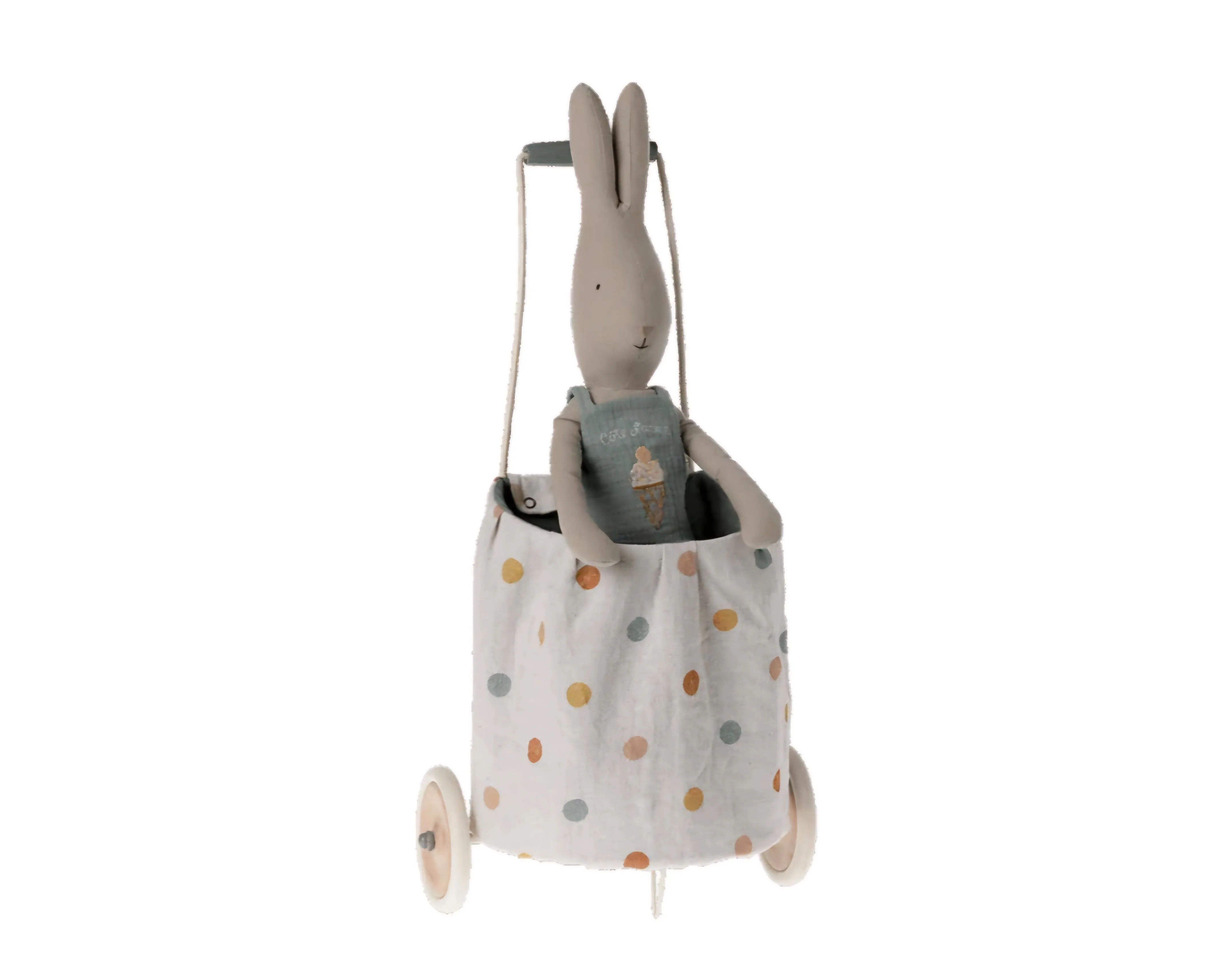 Polka Dot Trolley - Blue/Multi Dot, 22in.