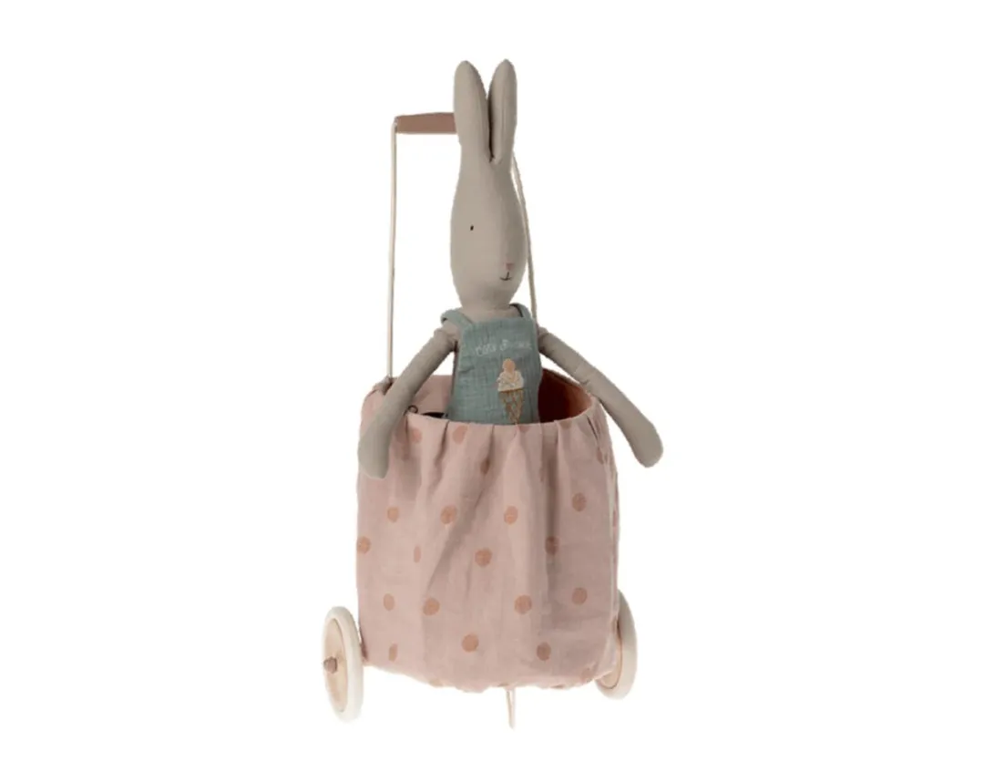 Polka Dot Trolley - Rose, 22in.