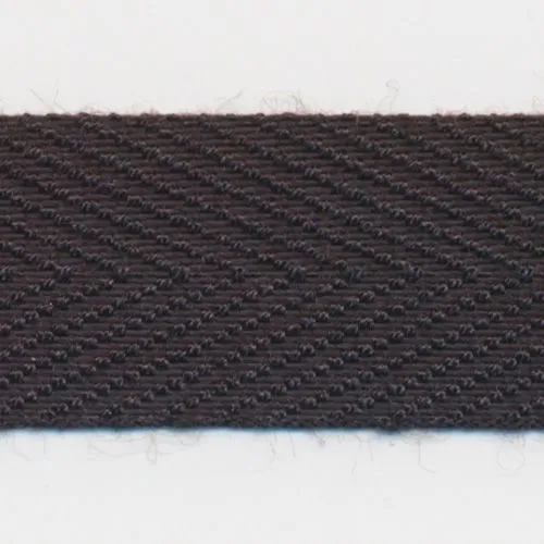 Polyester Herringbone Tape #140 Coal Black