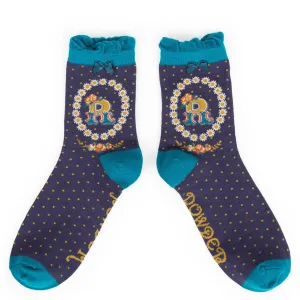 Powder Initial R Ankle Socks