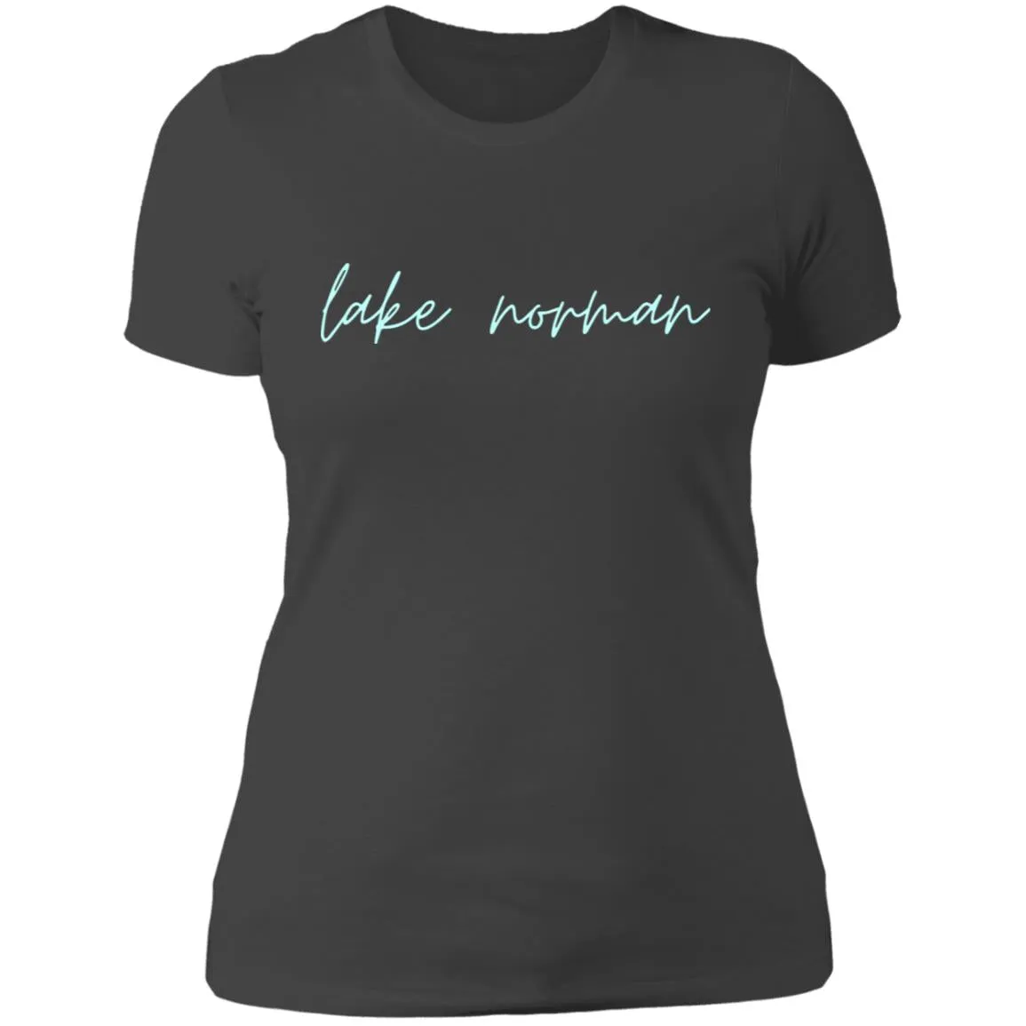 "Lake Norman- AQUA" Ladies' Boyfriend T-Shirt