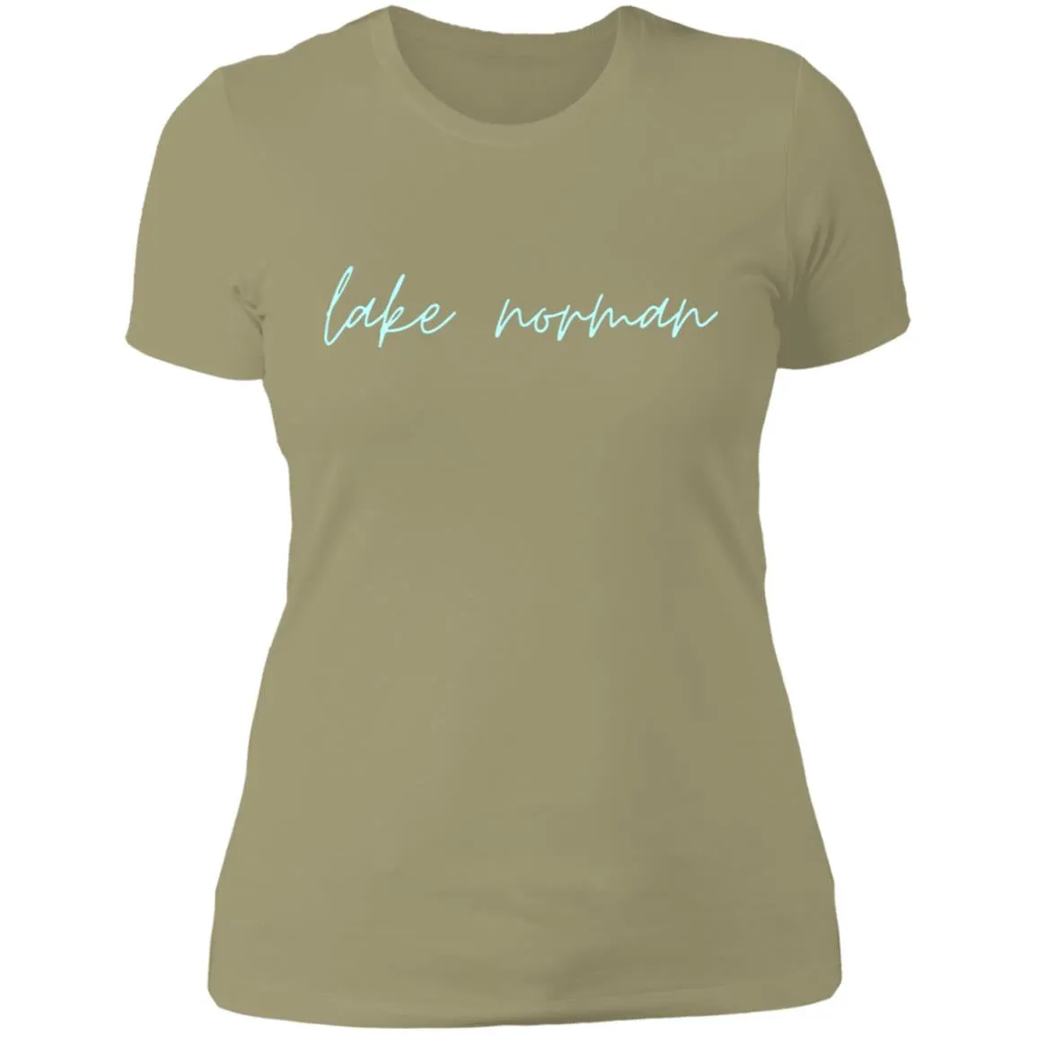 "Lake Norman- AQUA" Ladies' Boyfriend T-Shirt