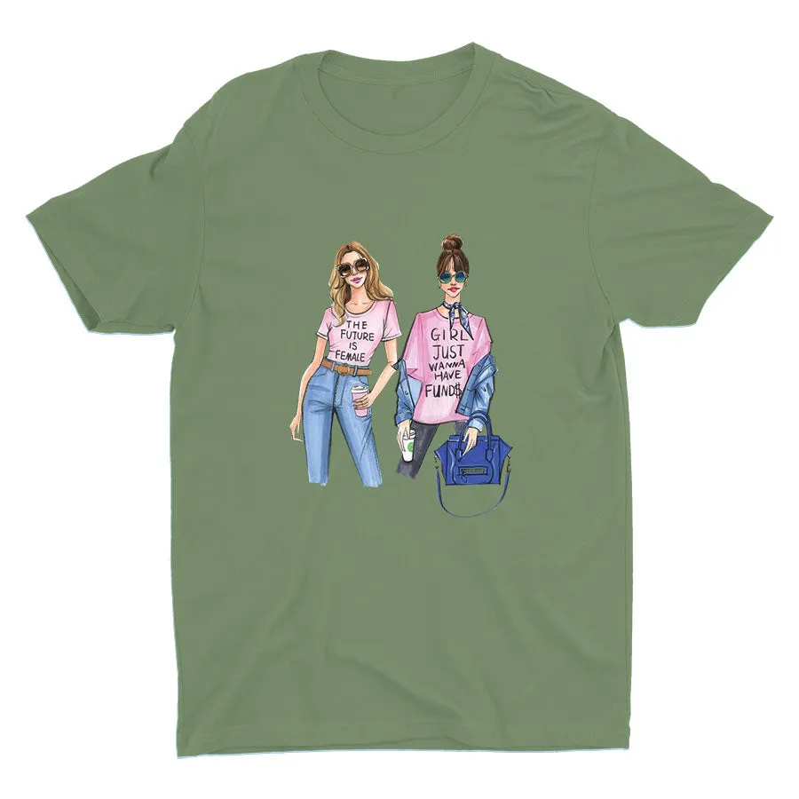 "The Future Is Female" Cotton Tee