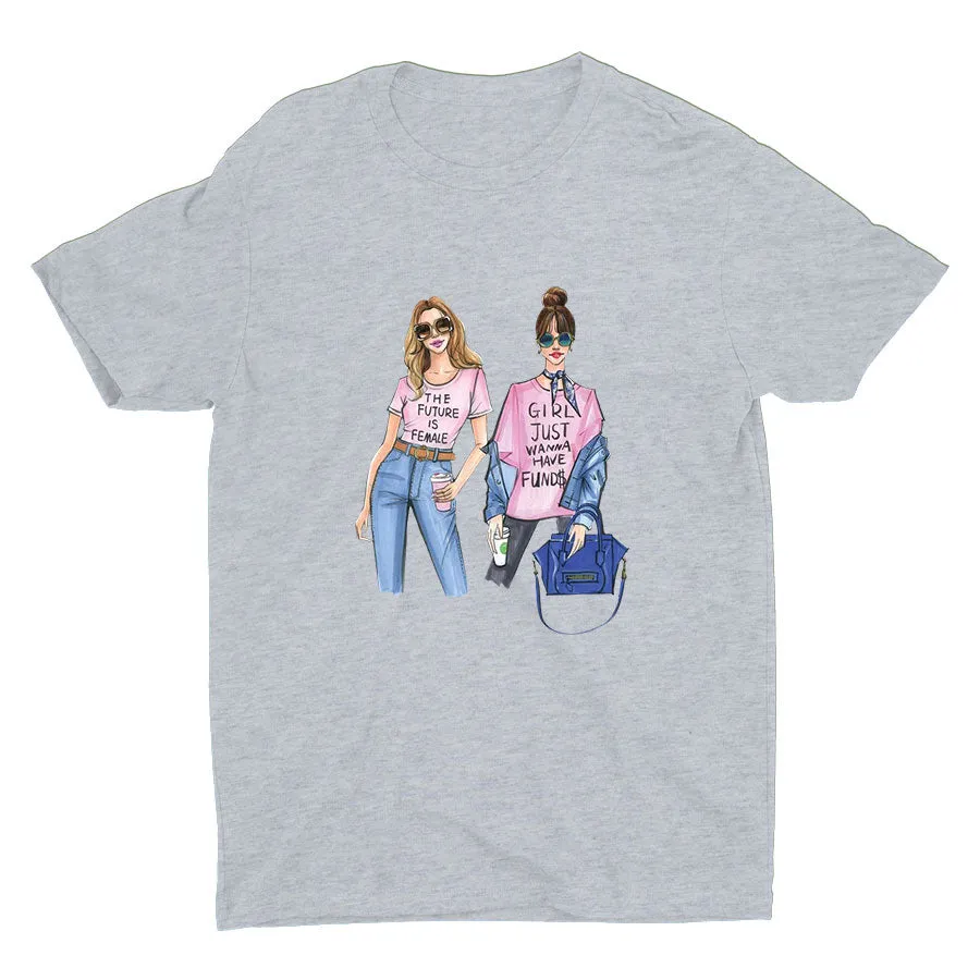 "The Future Is Female" Cotton Tee