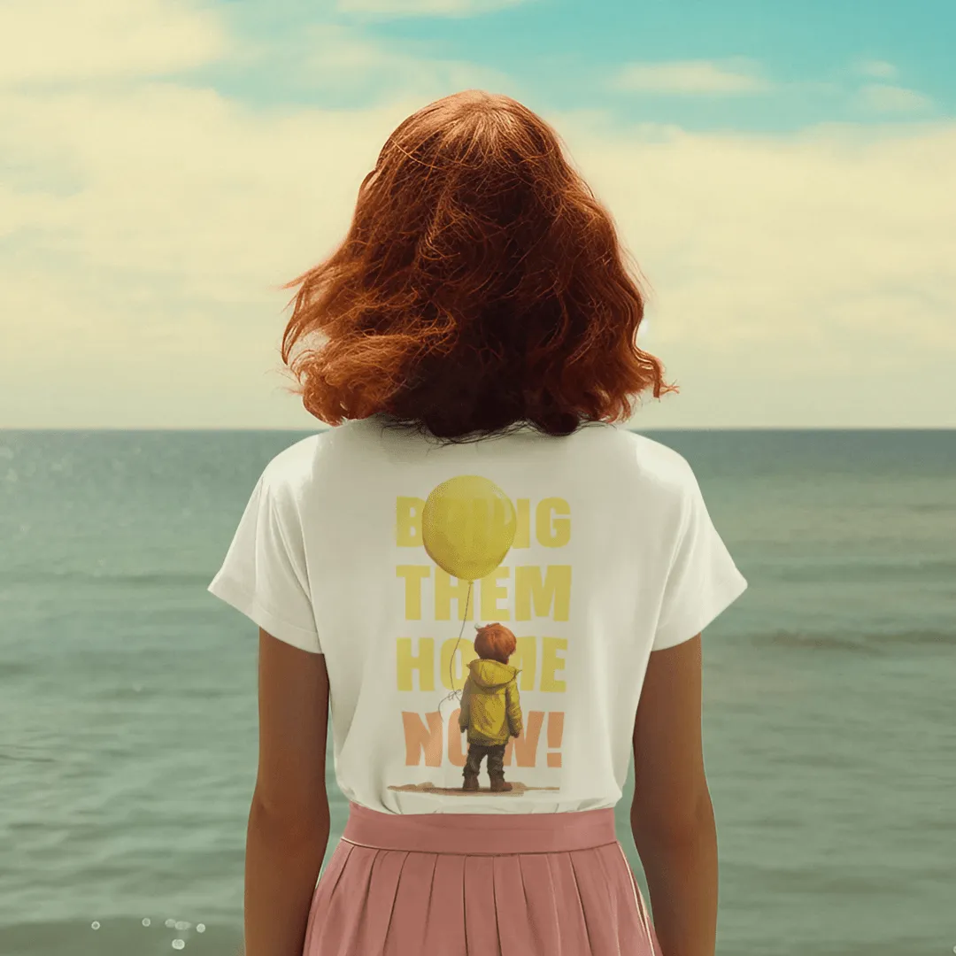 "Yellow Balloon" Custom T-Shirt for Women