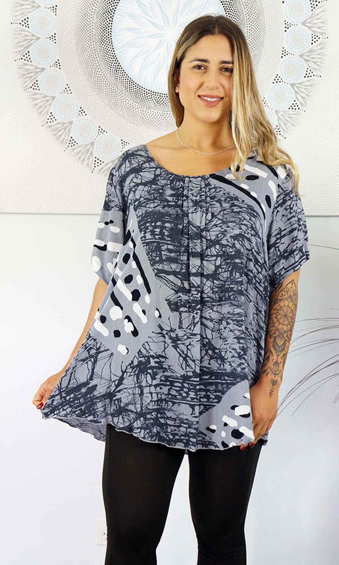 Rayon Top Newport Dot, More Colours