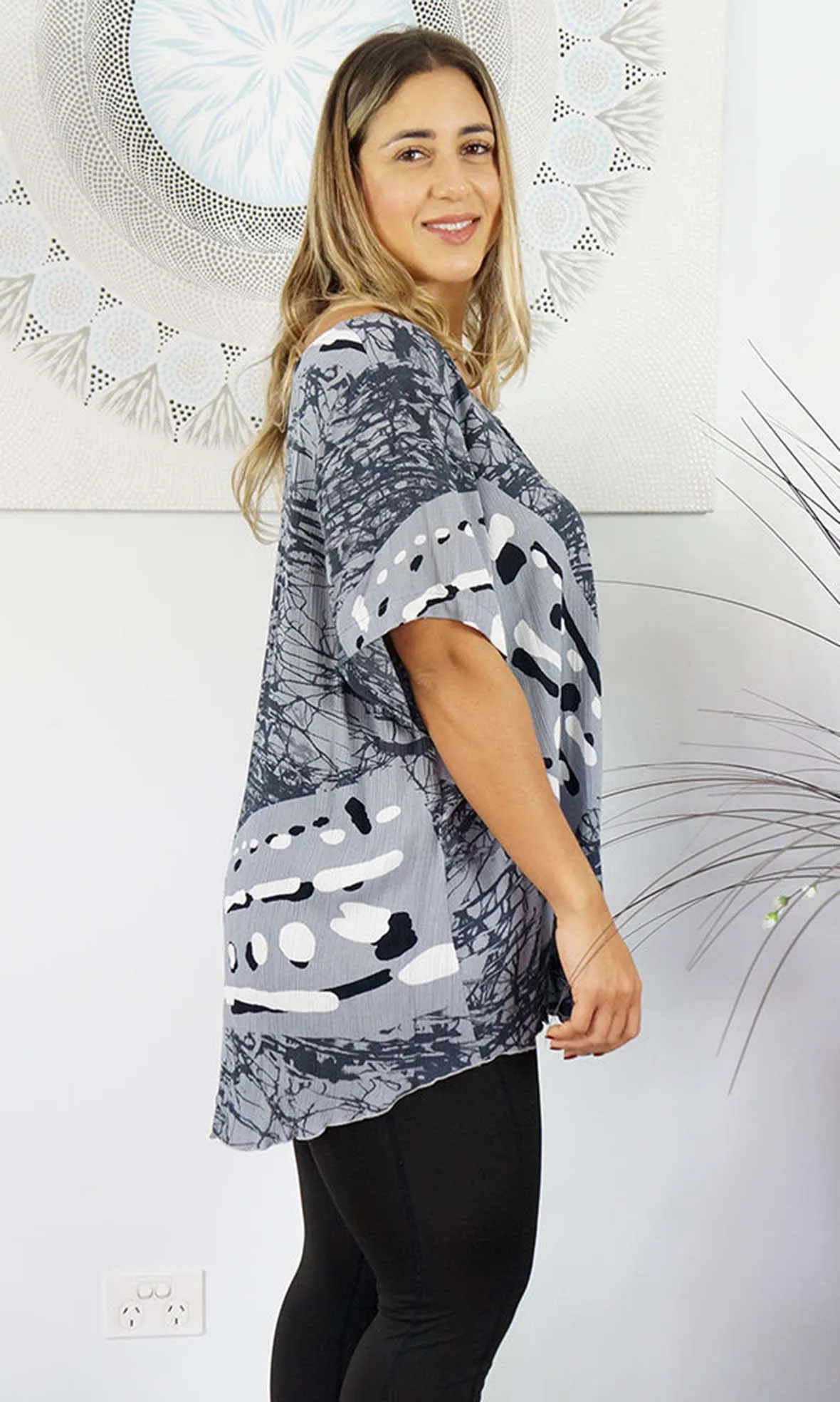 Rayon Top Newport Dot, More Colours