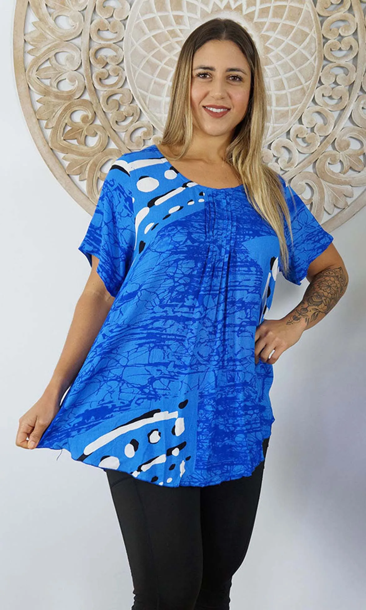 Rayon Top Newport Dot, More Colours