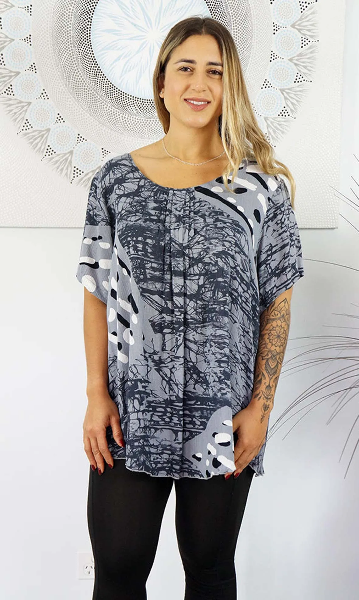 Rayon Top Newport Dot, More Colours