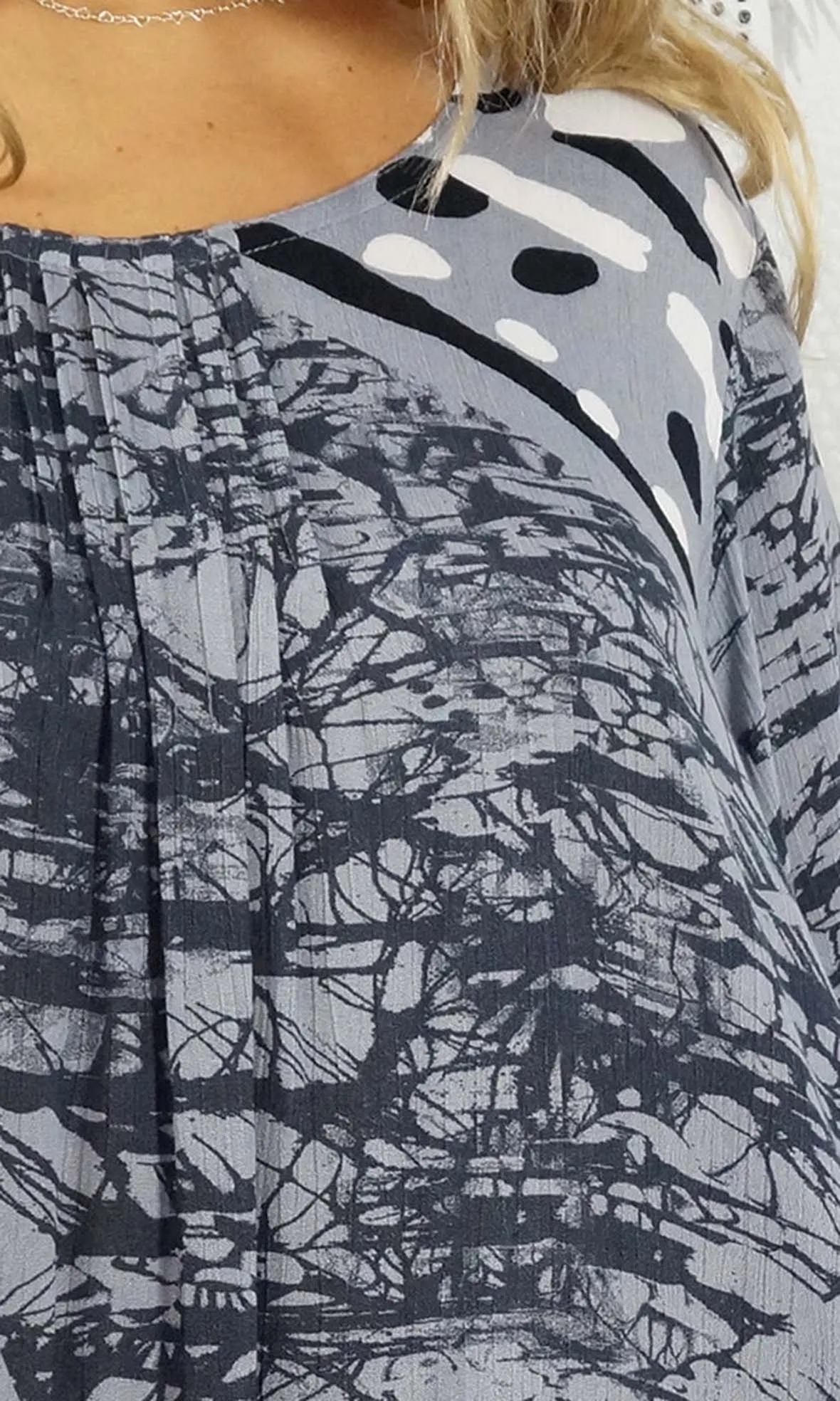 Rayon Top Newport Dot, More Colours