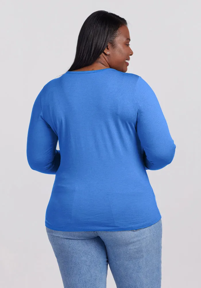 Remi Long Sleeve T-Shirt - Blue Gelato