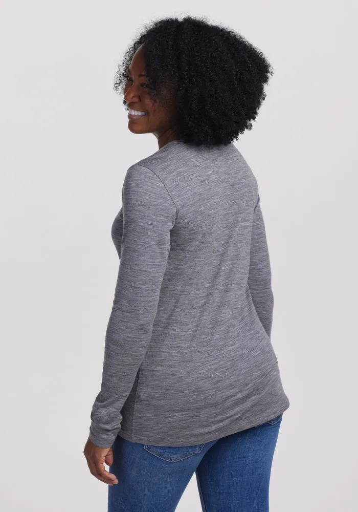 Remi Long Sleeve T-Shirt - Graphite Heather