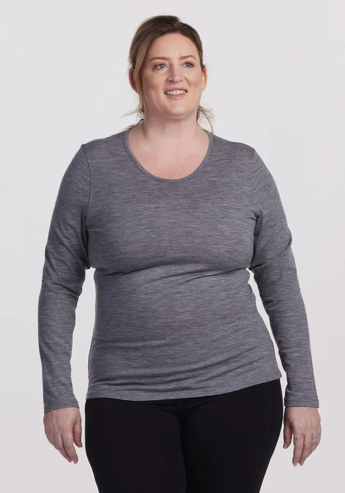 Remi Long Sleeve T-Shirt - Graphite Heather