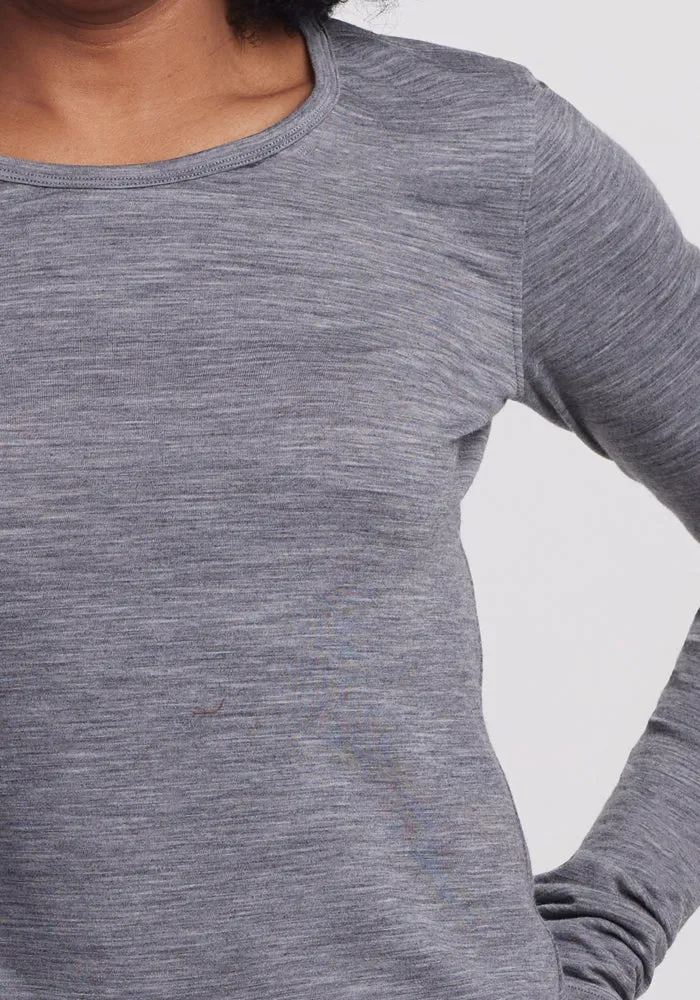Remi Long Sleeve T-Shirt - Graphite Heather