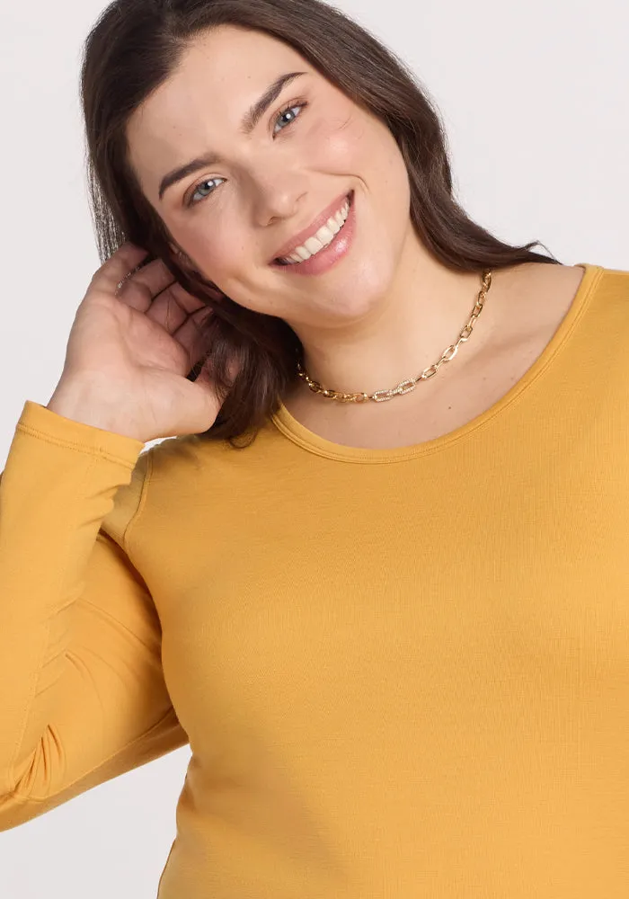 Remi Long Sleeve T-Shirt - Marigold
