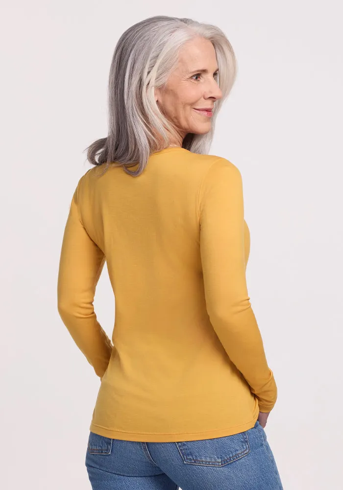 Remi Long Sleeve T-Shirt - Marigold