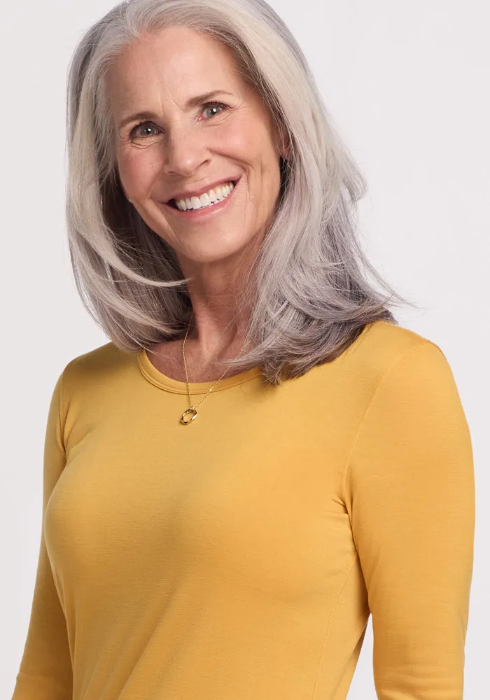 Remi Long Sleeve T-Shirt - Marigold