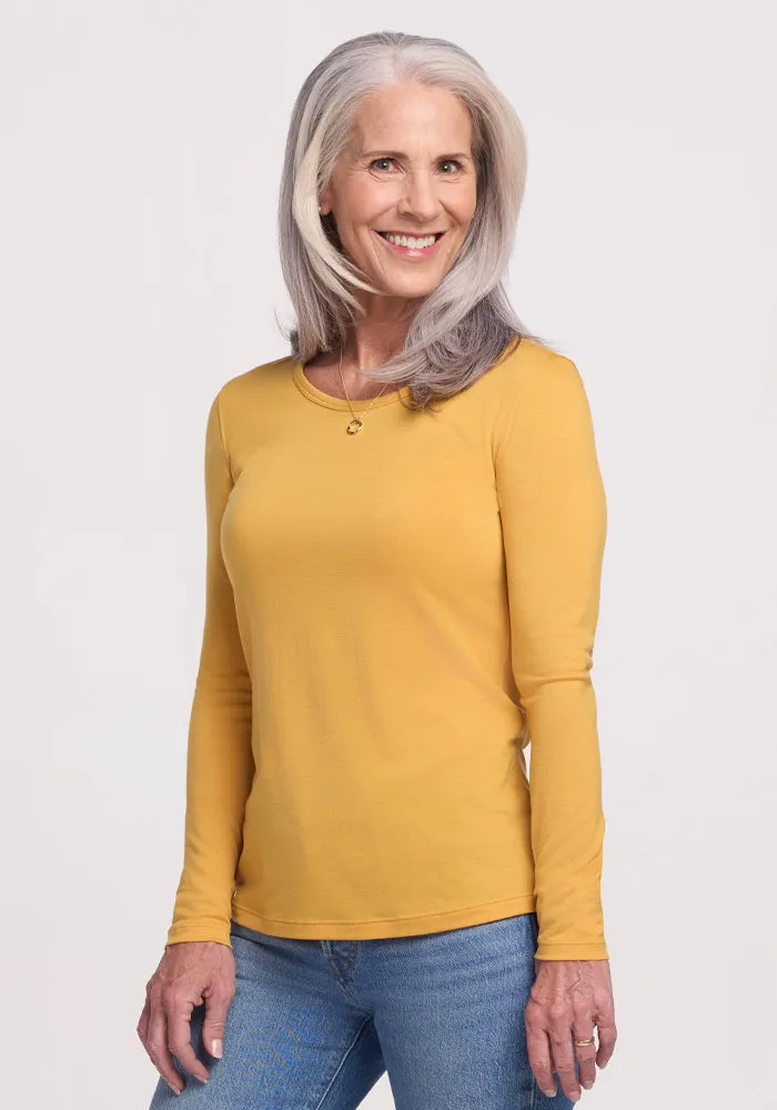 Remi Long Sleeve T-Shirt - Marigold