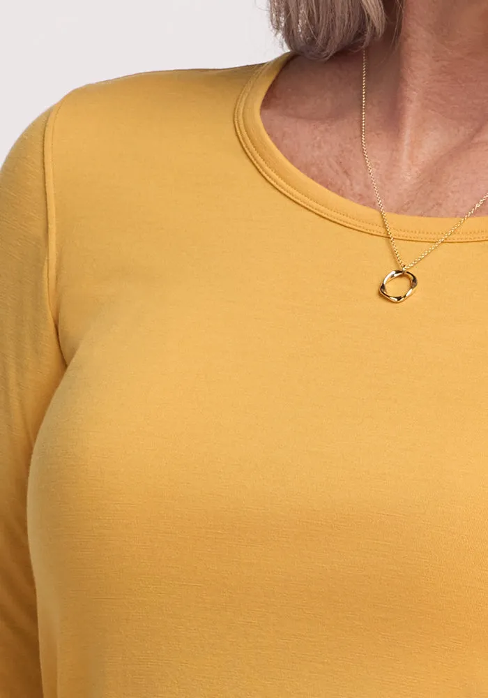 Remi Long Sleeve T-Shirt - Marigold