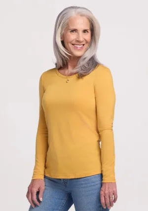 Remi Long Sleeve T-Shirt - Marigold