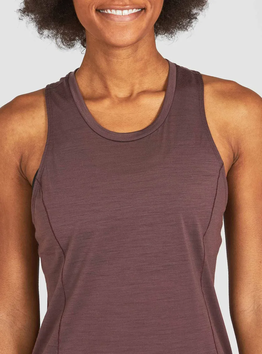 Repeat Merino Tech Tank - Huckleberry