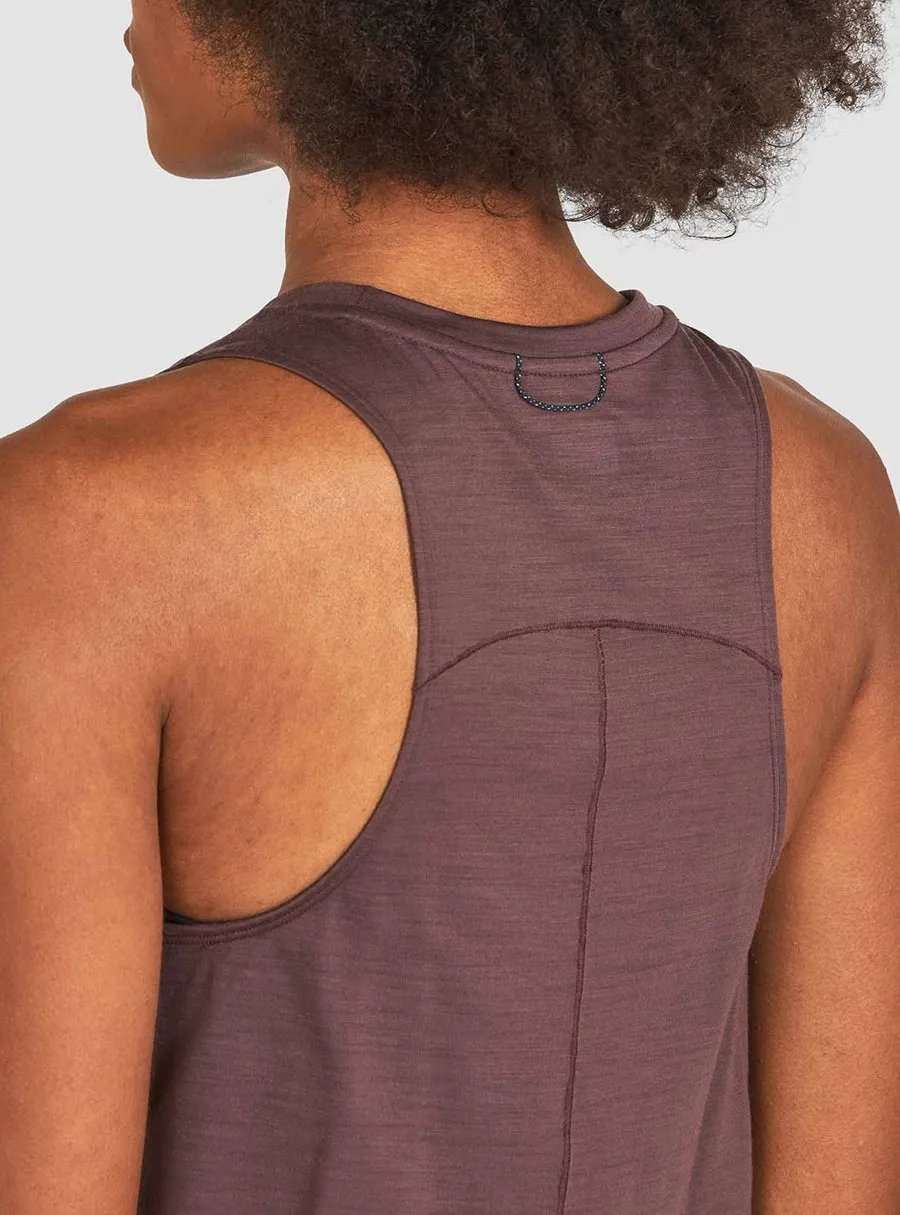 Repeat Merino Tech Tank - Huckleberry