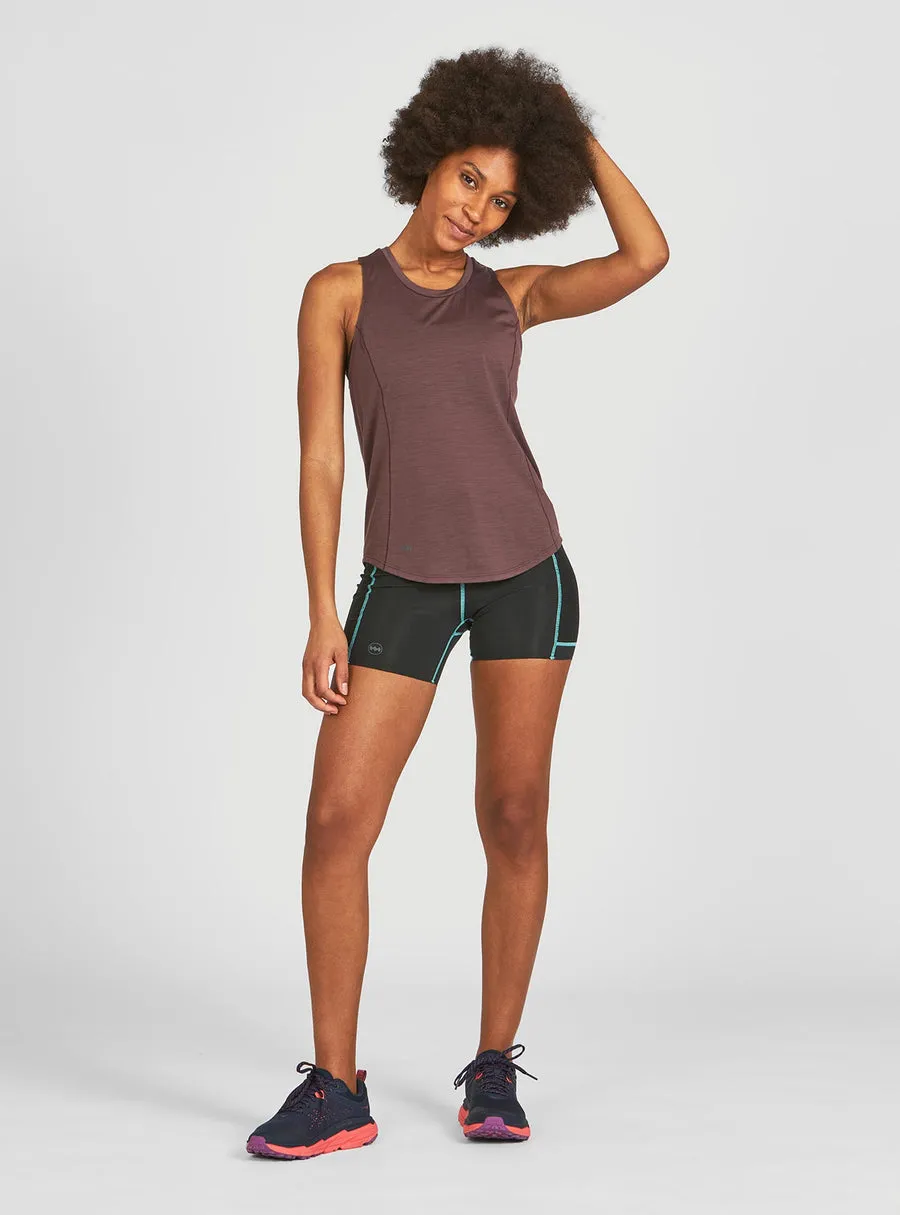 Repeat Merino Tech Tank - Huckleberry