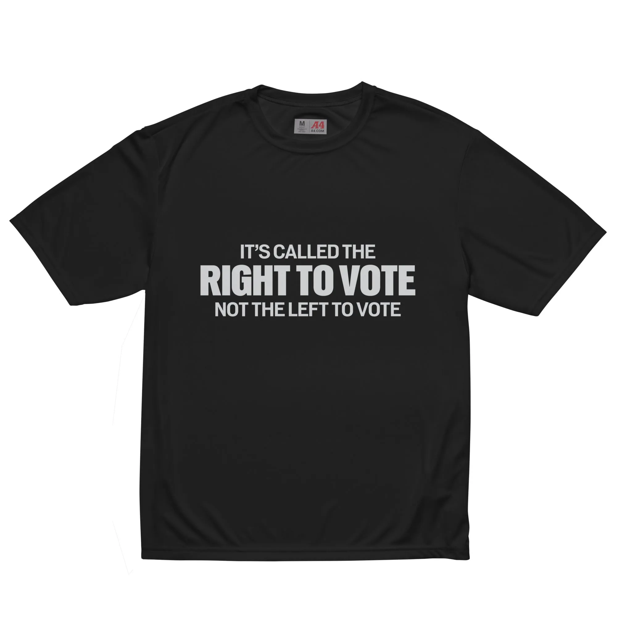Right To Vote Unisex performance crew neck t-shirt