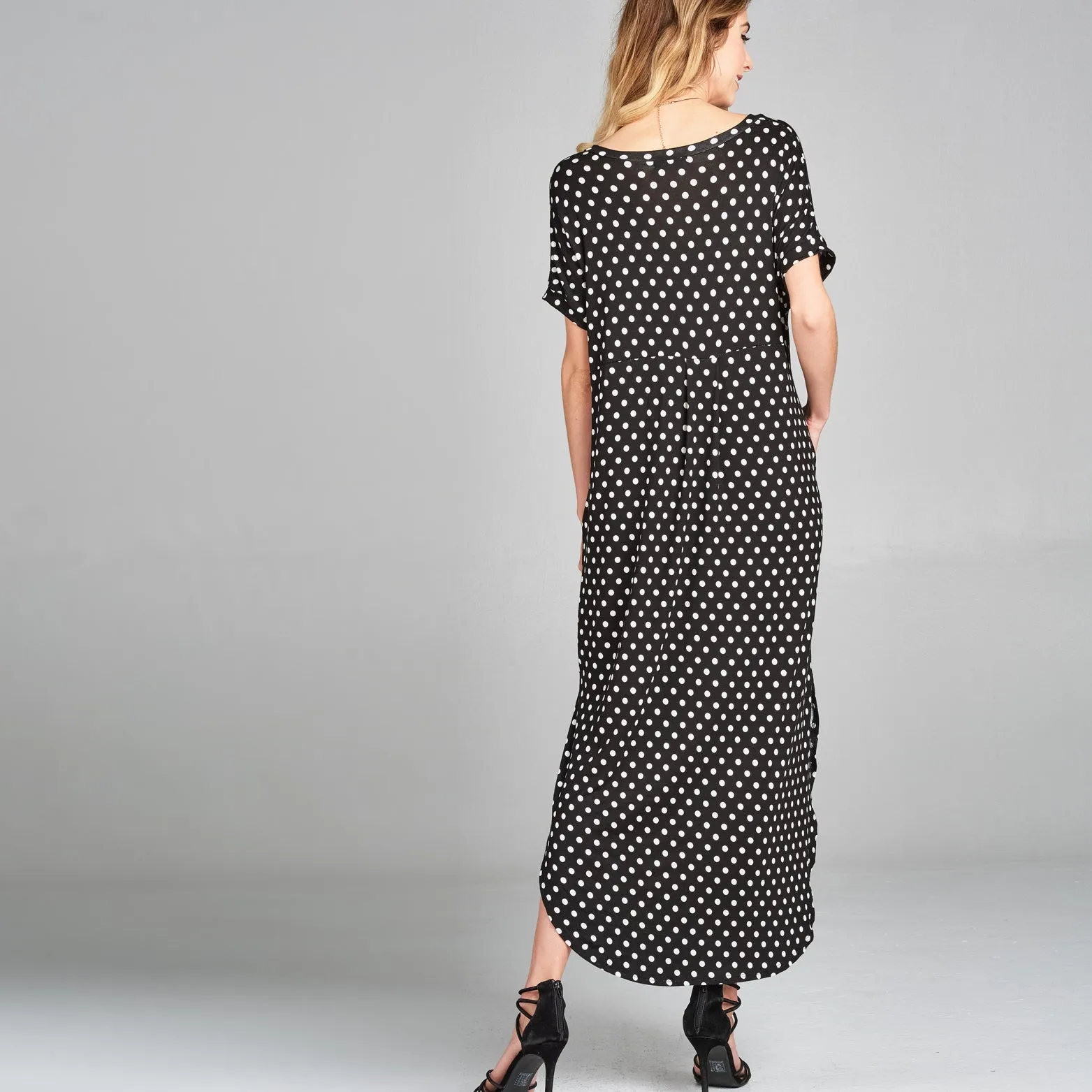 RL Polka Dot Maxi Dress