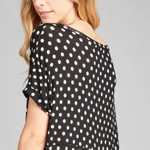RL Polka Dot Maxi Dress