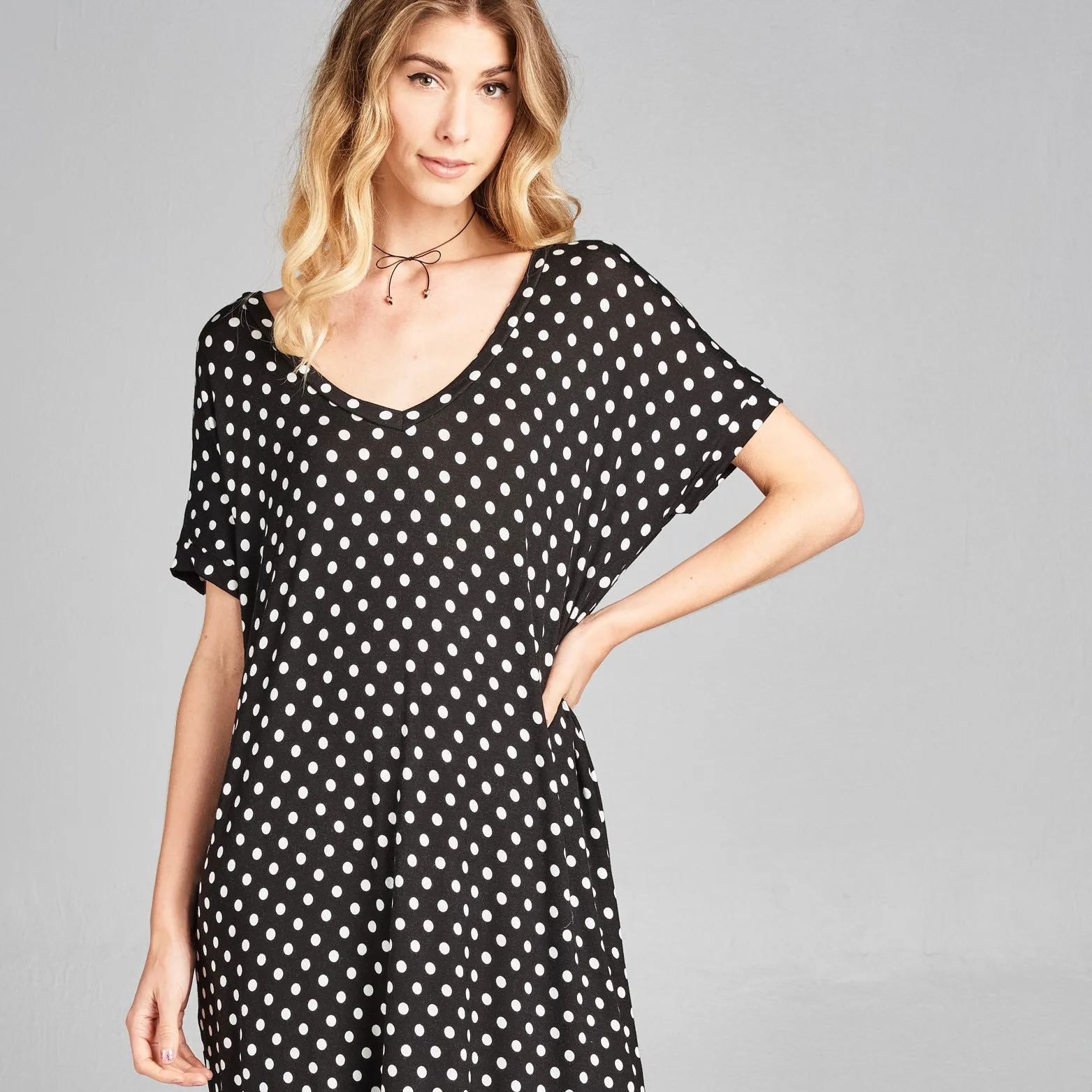 RL Polka Dot Maxi Dress