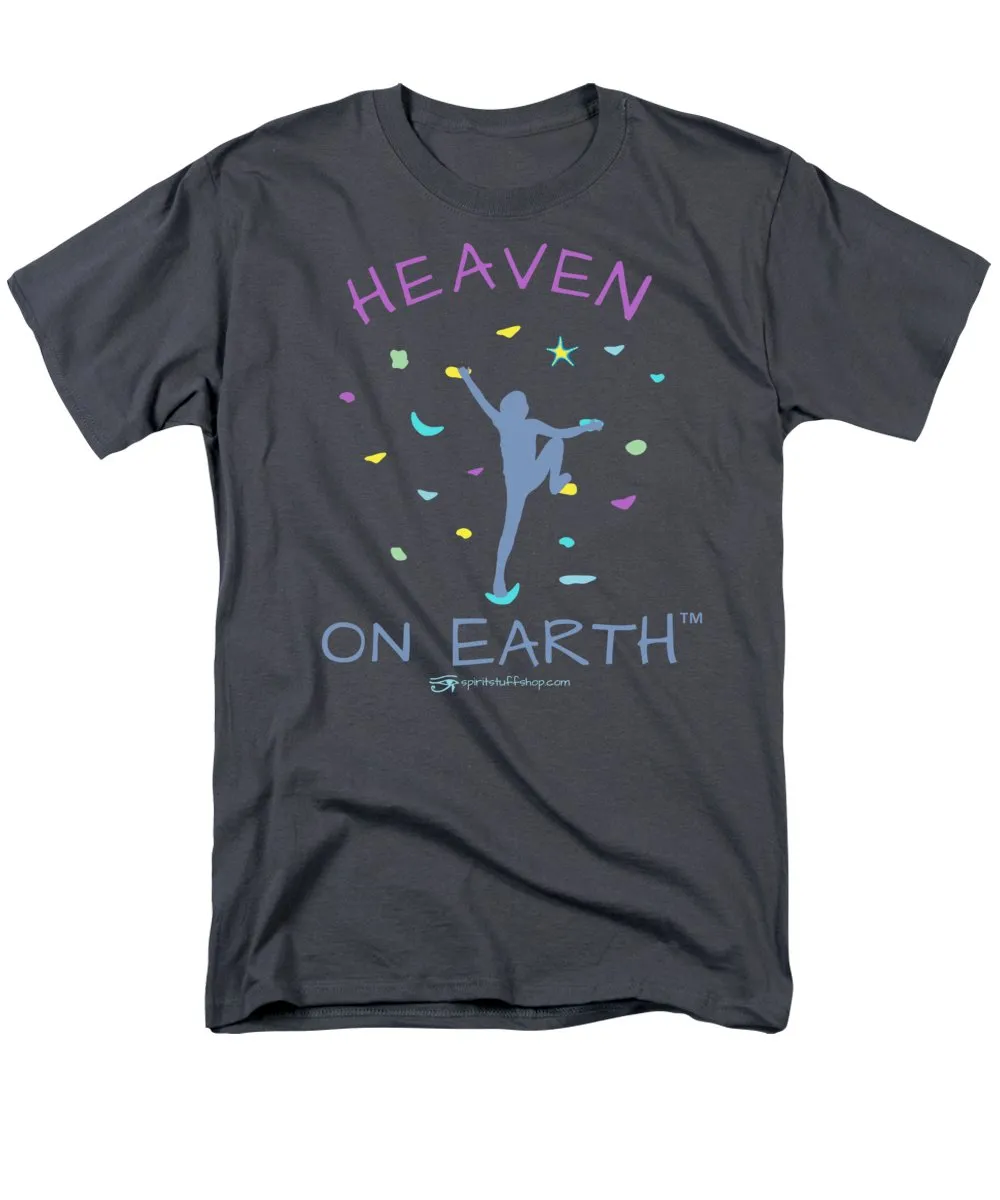 Rock Climbing Heaven On Earth - Men's T-Shirt  (Regular Fit)