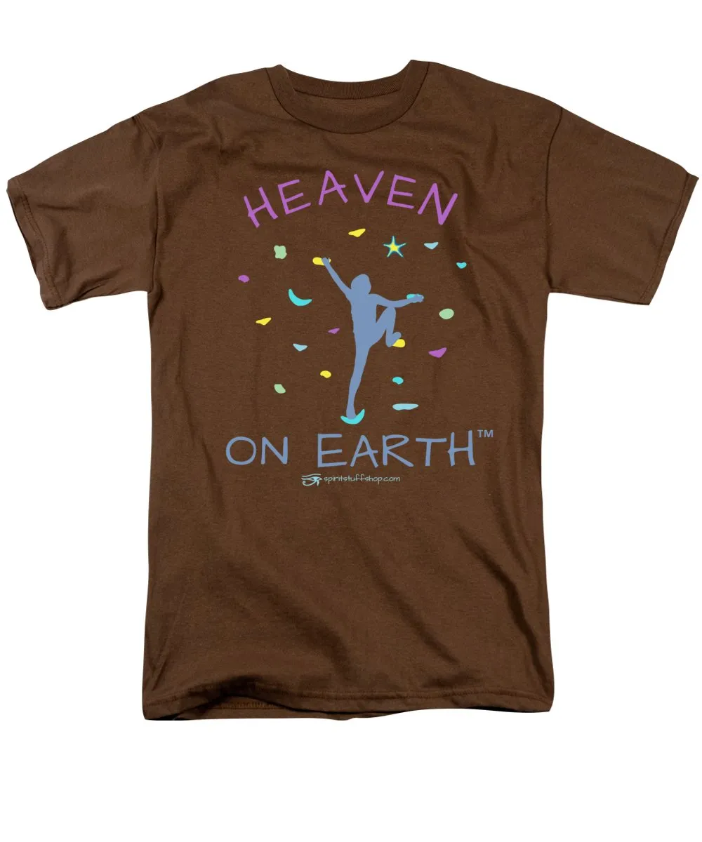 Rock Climbing Heaven On Earth - Men's T-Shirt  (Regular Fit)