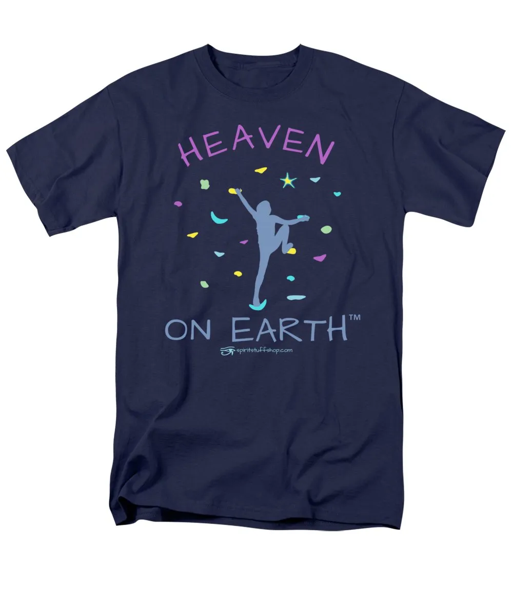 Rock Climbing Heaven On Earth - Men's T-Shirt  (Regular Fit)