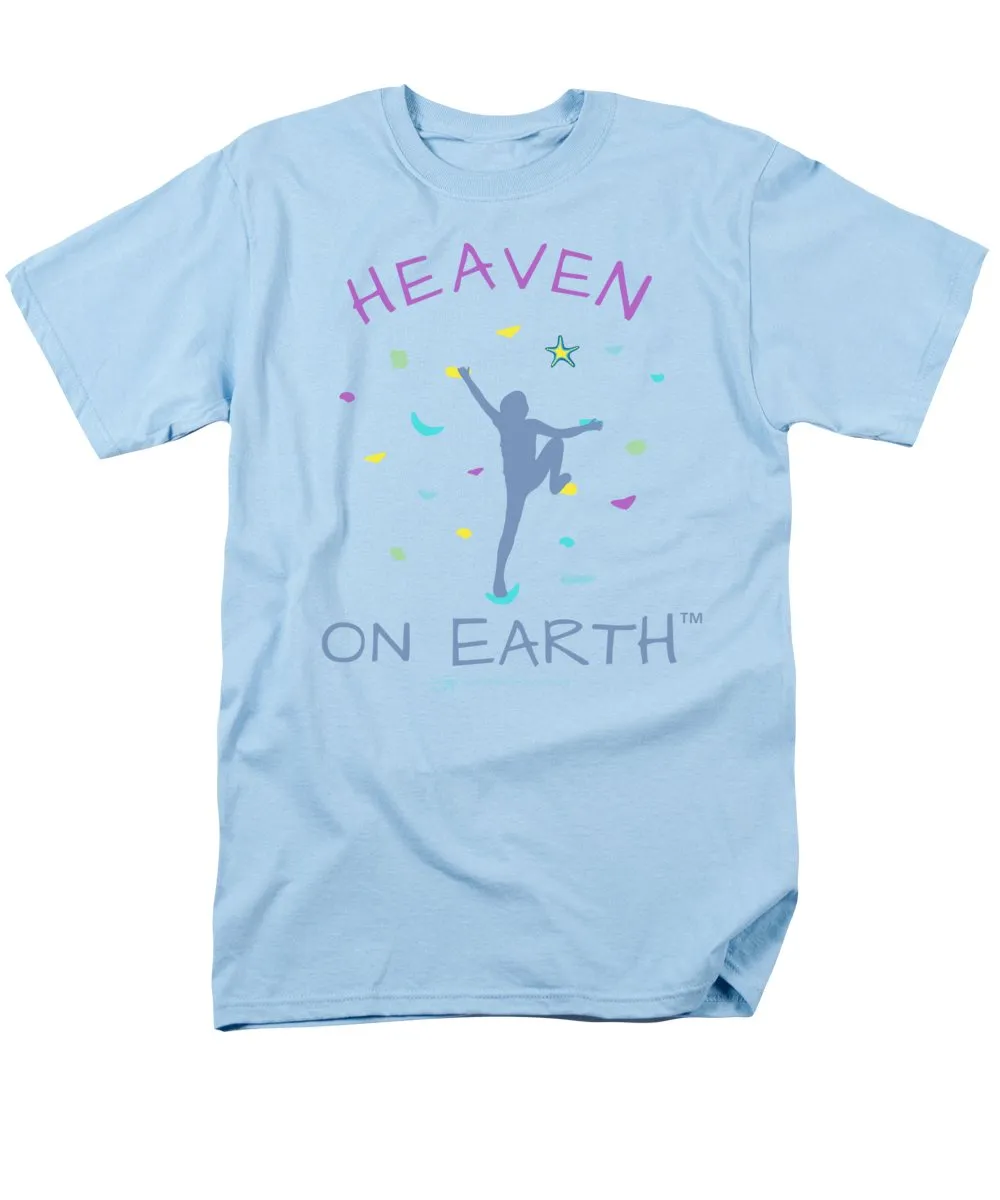 Rock Climbing Heaven On Earth - Men's T-Shirt  (Regular Fit)