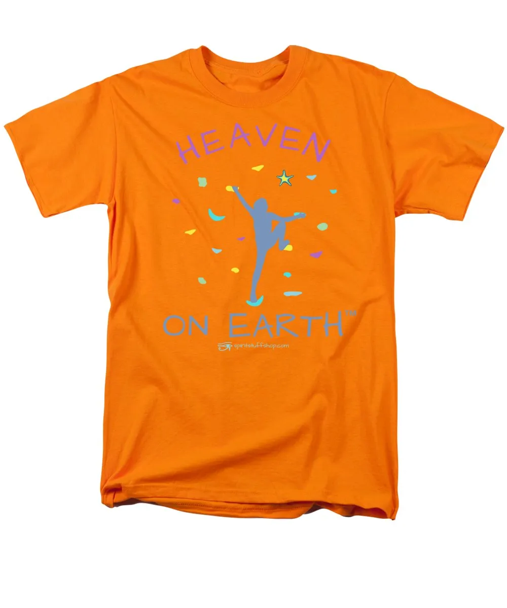 Rock Climbing Heaven On Earth - Men's T-Shirt  (Regular Fit)