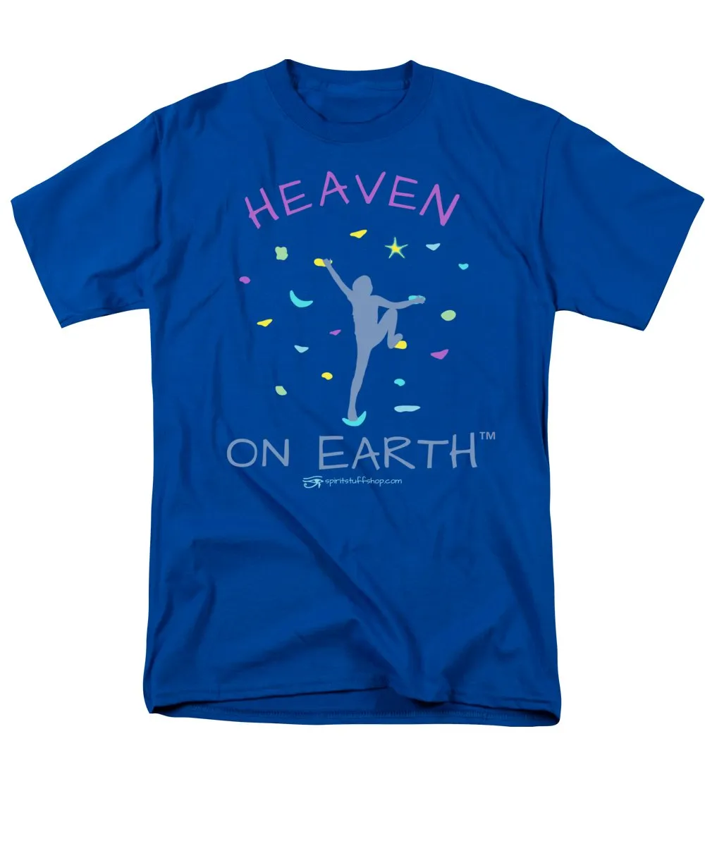 Rock Climbing Heaven On Earth - Men's T-Shirt  (Regular Fit)